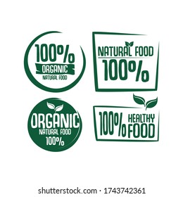 diseño del logotipo del vector de hoja orgánica de naturaleza