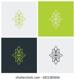nature ornament logo. suitable for your company