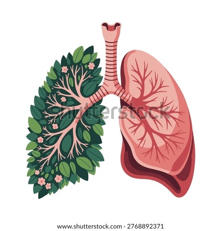 Nature and our lungs are closely conected, healthy forests make it easier for us to breathe.