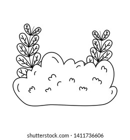 nature outdoor bush environment cartoon