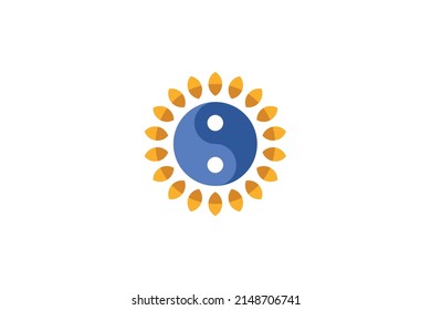 Nature Outdoor Colored Logo Vector