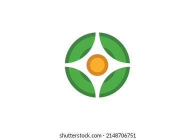 Vector de logotipo color exterior