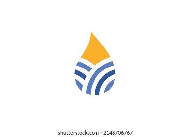 Nature Outdoor Colored Logo Vector