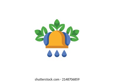 Nature Outdoor Colored Logo Vector