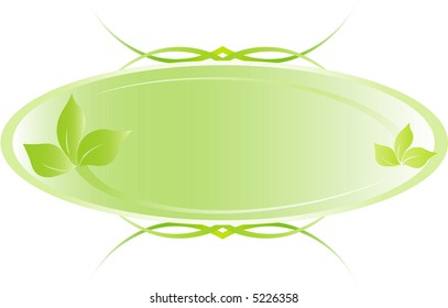 Nature Oval Frame