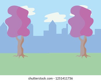 nature park cartoon
