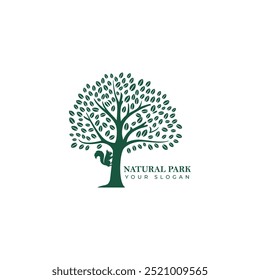 Logotipo del parque natural de Naturaleza Logotipo del parque nacional Servicio del parque nacional Logotipo del parque paisajístico del árbol