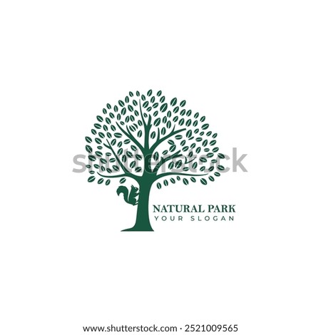 NATURE PARK natural park logo National Park Service Logo tree landscapes park logo