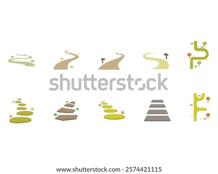 Nature Path Way Element Set