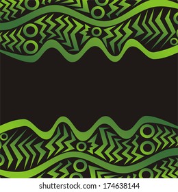 Nature pattern background leaves branch vector illustration
