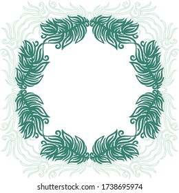 Nature pattern background. Vector illustration