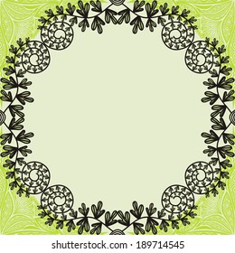 Nature pattern background vector illustration
