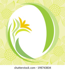 Nature pattern background vector illustration