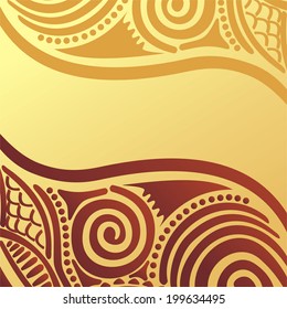 Nature pattern background vector illustration