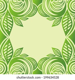 Nature pattern background vector illustration