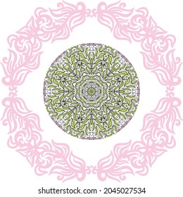 Nature pattern background. Vector illustration