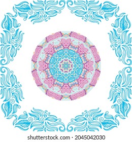 Nature pattern background. Vector illustration