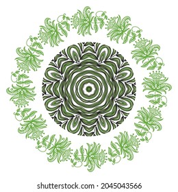 Nature pattern background. Vector illustration