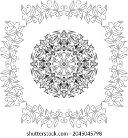 Nature pattern background. Vector illustration