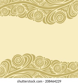 Nature pattern background vector illustration