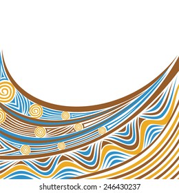 Nature pattern background vector illustration