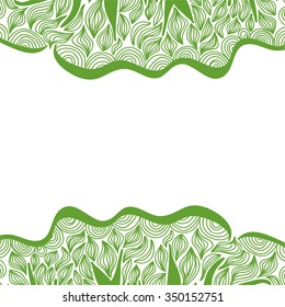 Nature pattern background vector illustration