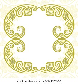 Nature pattern background. Vector illustration.