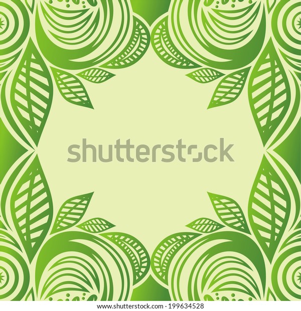 Nature Pattern Background Vector Illustration Stock Vector (Royalty ...