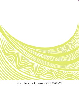 Nature pattern card vector illustration