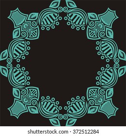 Nature pattern card vector illustration
