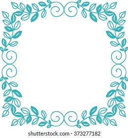 Nature pattern card vector illustration