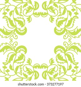 Nature pattern card vector illustration