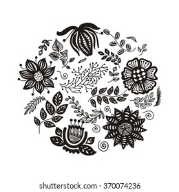 Nature pattern design element vector illustration