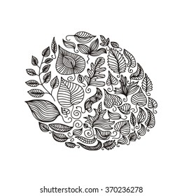 Nature pattern design element vector illustration