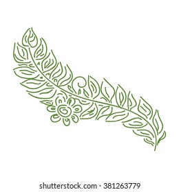 Nature pattern design element vector illustration