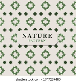 Patrón natural con hojas verdes. Textura vectorial de patrón. Deja un patrón perfecto para el embalaje de papel y el diseño de embalaje.