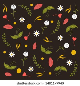 Nature Pattern Illustration Background Design