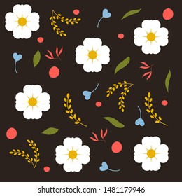 Nature Pattern Illustration Background Design