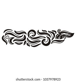 Nature pattern of leaves. Vector illustration.