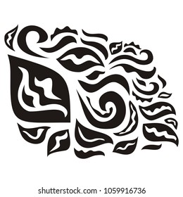 Nature pattern of leaves. Vector illustration