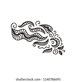 Nature pattern of leaves. Vector illustration