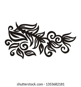 Nature pattern of leaves. Vector illustration