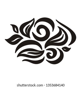 Nature pattern of leaves. Vector illustration