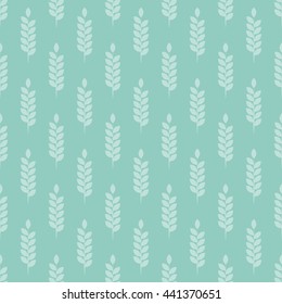 Nature pattern, Seamless vector illustration with leaves and branches