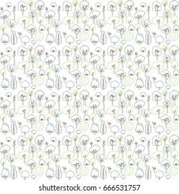 Nature pattern with trees