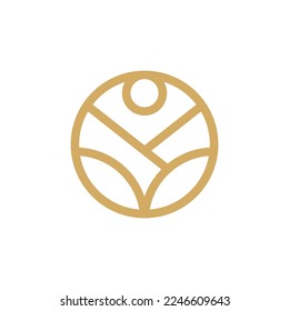 nature people logo design vector sign