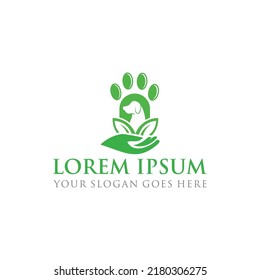 logotipo de mascotas naturales, logotipo veterinario