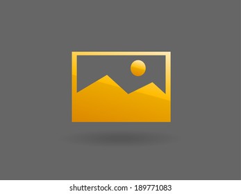 Nature photo icon