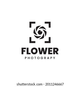 nature photo studio logo vector illustration