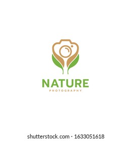 nature photography logo design creative graphic elegant concept